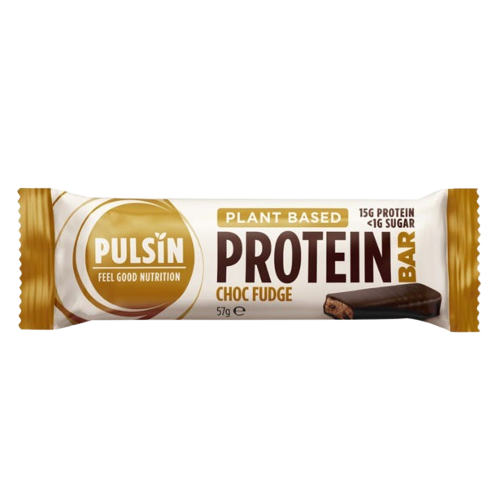 Pulsin barre protéinée choc fudge, vegan - 57g (ANTI-GASPI DDM 01/24)