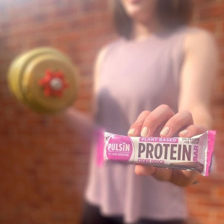 Pulsin Barre proteinée cookie dough, vegan - 57g (ANTI-GASPI DDM 01/24)