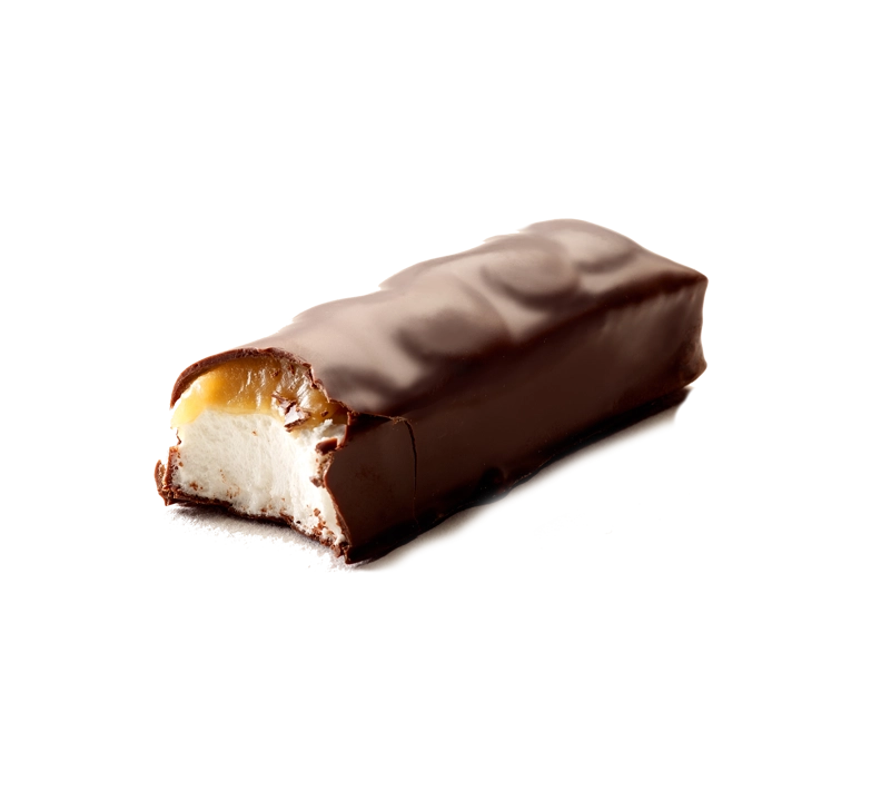 Marshmallow bar, vanilla, dark chocolate &amp; fleur de sel caramel - 30g