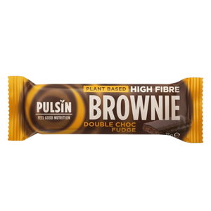 Pulsin Double choc fudge brownie bar, vegan - 35g