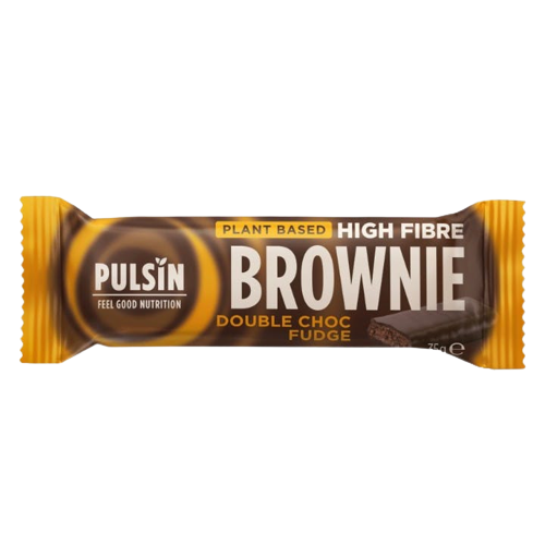 Pulsin Barre brownie double choc fudge, vegan - 35g