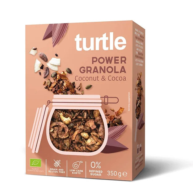 Granola coconut &amp; chocolate, organic &amp; gluten free - 350g