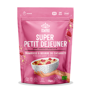 Super Petit Déjeuner Framboise & Beurre de Cacahuète, sans gluten - 360g
