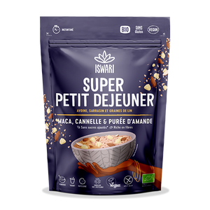 Super Petit Déjeuner Maca, Cannelle & Purée d'Amande, sans gluten - 360g