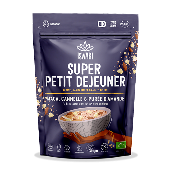 Super Breakfast Maca, Cinnamon &amp; Almond Puree, gluten free - 360g