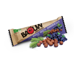 Baouw Organic blueberry, hazelnut &amp; fir bud energy bar - 25g