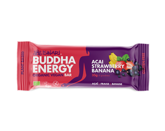 Buddha Energy Bar Acai, Strawberry &amp; Banana - 35g 