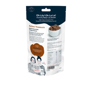 Graines de nénuphar soufflées chocolat & cacao cru - 30g (ANTI-GASPI DDM 11/23)