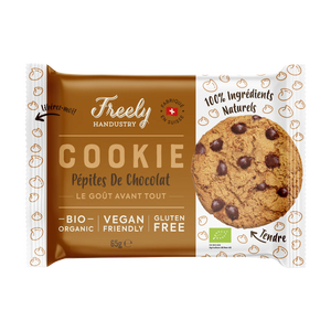 Cookie pépites de chocolat bio, vegan & sans gluten - 65g (ANTI-GASPI DDM 01/24)