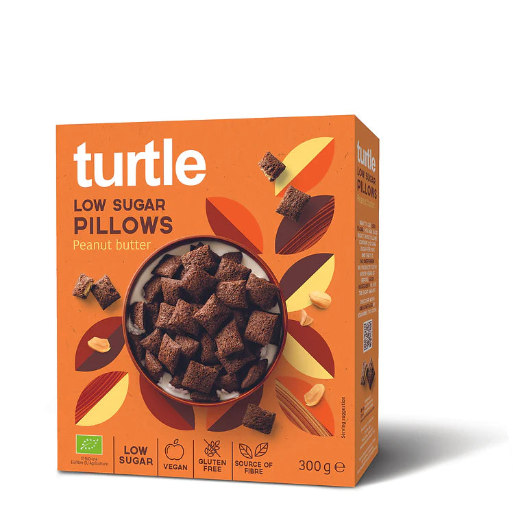 Pillows peanut butter low sugar, organic &amp; gluten free - 300g 