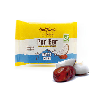 Pur' Bar énergétique bio Datte Coco, sans gluten - 50g
