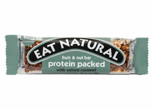 Eat Natural Protein Peanuts &amp; Salted Caramel, Gluten Free - 45g