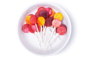Organic lollipops - Sour pops, vegan &amp; gluten free - 87g (14p)